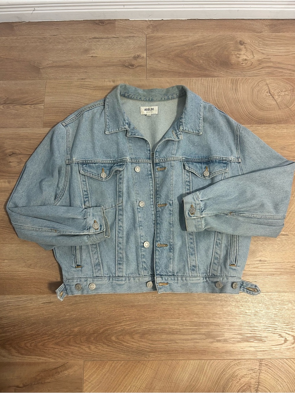 AGOLDE Light Blue Denim Trucker Jacket - Women’s